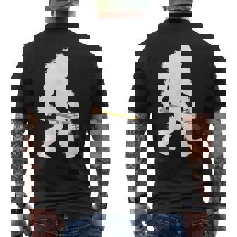 ビッグフット 剣道武道サスカッチ 日本忍井 メンズTシャツ バックプリント - Kawaiitshirt