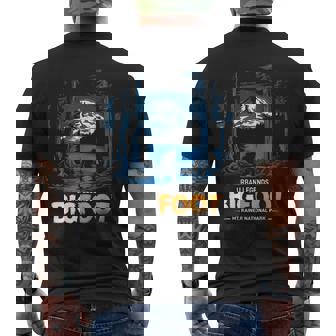 ビッグフット都市神話伝説マウントレイナー国立公園 メンズTシャツ バックプリント - Kawaiitshirt