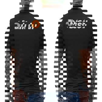 ビットコインbtcロゴ暗号トレーダーマイナーホドルムーンフリーダムギフト メンズTシャツ バックプリント - Kawaiitshirt