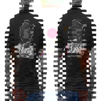 ビニールレコードプレーヤー I ターンテーブルプレーヤー I レトロ音楽 メンズTシャツ バックプリント - Kawaiitshirt