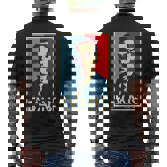 ビル・エヴァンス・ホープ ポスター グレート・オブ・ジャズ・ヒストリー メンズTシャツ バックプリント - Kawaiitshirt