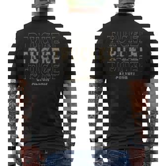 ビンテージ トラッキー カリフォルニア メンズTシャツ バックプリント - Kawaiitshirt