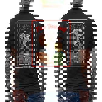 ビンテージ ホラー、取り憑かれた悪魔から解放される メンズTシャツ バックプリント - Kawaiitshirt