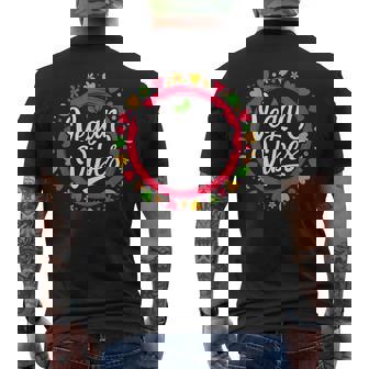 ビーガンバイブ 面白い 菜食主義 草食動物 ベジタリアン感謝 メンズTシャツ バックプリント - Kawaiitshirt