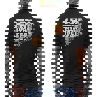 ビール ギター リピート ギター ベース ロックンロール ギタリスト向け メンズTシャツ バックプリント - Kawaiitshirt