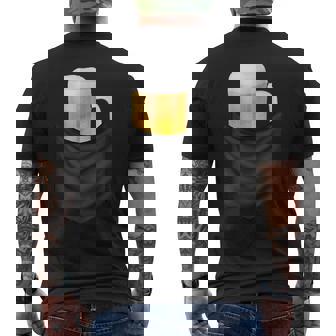 ビール 酒 面白いtシャツ 面白い ジョッキ ポケット 飲み おもしろ 飲み会 のんべえ メンズ ネタ 服 メンズTシャツ バックプリント - Kawaiitshirt