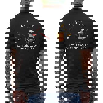 ビールで動いてます 酒 メンズ おもしろ 筆文字 面白い 服 オリジナル おもしろグッズ 文字 ネタ ビール愛好者の誇り メンズTシャツ バックプリント - Kawaiitshirt