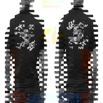 ビールセント・バーナード犬 メンズTシャツ バックプリント - Kawaiitshirt