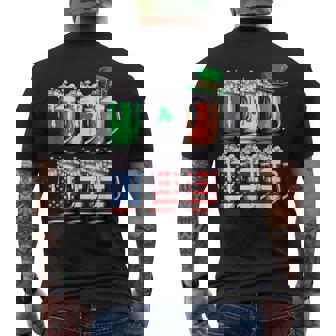 ビール聖パトリックデー メンズ アイルランドのアメリカ国旗 ドリンクマグ メンズTシャツ バックプリント - Kawaiitshirt