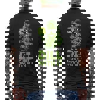 ピクルス ピックルボール キュウリ ベジタリアン ディル With It メンズ レディース メンズTシャツ バックプリント - Kawaiitshirt