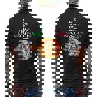 ピザ ナポレターナ イタリア ナポリ ピザ マルゲリータ メンズTシャツ バックプリント - Kawaiitshirt