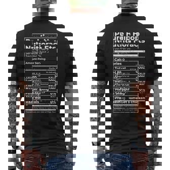 ピュアヒップホップ栄養成分 ダイエットギフト メンズTシャツ バックプリント - Kawaiitshirt