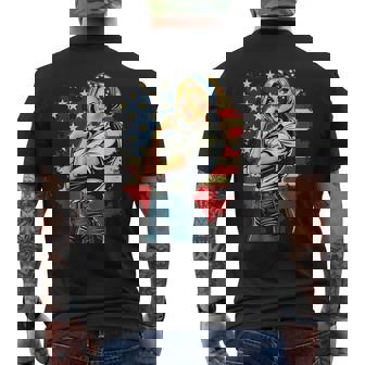 ピンアップセクシースタイルアメリカの象徴 メンズTシャツ バックプリント - Kawaiitshirt