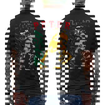 ピーター・トッシュ イエロー 写真 By Lee Jaffee メンズTシャツ バックプリント - Kawaiitshirt