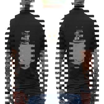 ファニーブリティッシュショートヘア猫 メンズTシャツ バックプリント - Kawaiitshirt