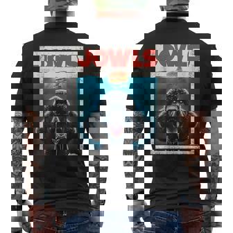 ファニープードル スタンダード プードル ジョール バーガー かわいい 犬 ママ お父さん メンズTシャツ バックプリント - Kawaiitshirt