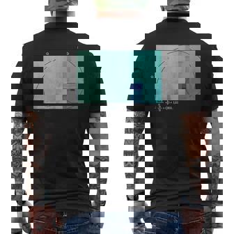 フィボナッチ黄金比 快適なハーフトーン効果。 メンズTシャツ バックプリント - Kawaiitshirt