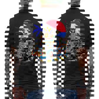 フィリピン 国旗 誇り フィリピン フィリピン ジープニー メンズTシャツ バックプリント - Kawaiitshirt