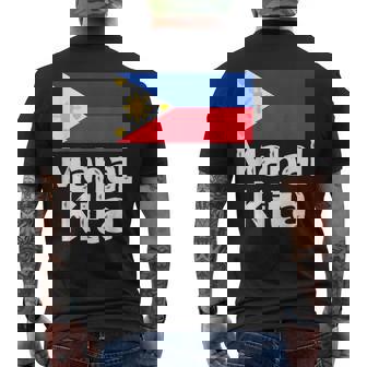 フィリピン国旗 Mahal Kita I Love You タガログ語 ピノイ フィリピン語 メンズTシャツ バックプリント - Kawaiitshirt