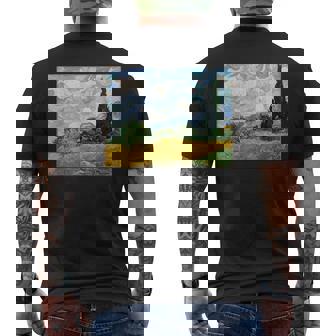 フィンセントファンゴッホ メンズTシャツ バックプリント - Kawaiitshirt