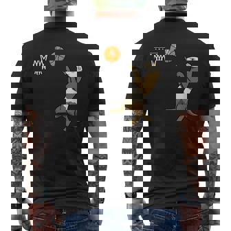 フェレット バスケットボール ボール スポーツ メンズTシャツ バックプリント - Kawaiitshirt