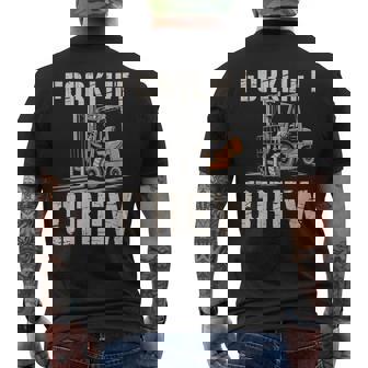 フォークリフト クルー ヴィンテージ 倉庫 作業員 倉庫 メンズTシャツ バックプリント - Kawaiitshirt