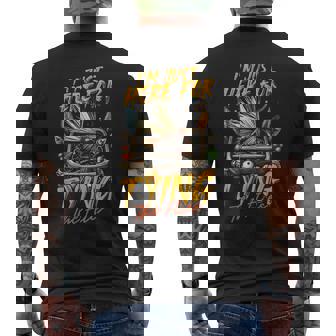 フライフィッシング フライアングラー メンズTシャツ バックプリント - Kawaiitshirt