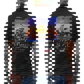 フランス モンサンミッシェル メンズTシャツ バックプリント - Kawaiitshirt