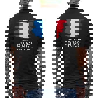 フランス 国 フランス国旗 メンズ レディース キッズ フランス メンズTシャツ バックプリント - Kawaiitshirt