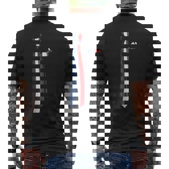 フランス国旗 偽物 ネクタイ メンズTシャツ バックプリント - Kawaiitshirt