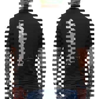 フランチェスコ キャラクター かわいい 大人 シック インスタ ワンポイント チャーミング キュート シュール お洒落 メンズTシャツ バックプリント - Kawaiitshirt