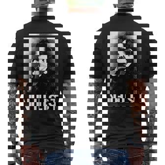 フリードリヒ・ニーチェ メンズTシャツ バックプリント - Kawaiitshirt