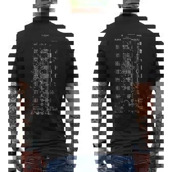 フルート特許tシャツ メンズTシャツ バックプリント - Kawaiitshirt