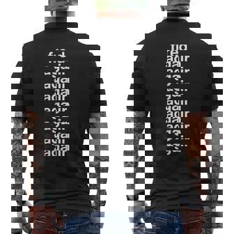 フレッド・アゲイン メンズTシャツ バックプリント - Kawaiitshirt