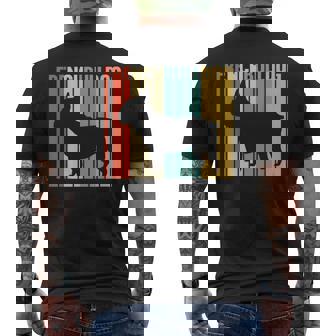 フレンチブルドッグ レトロ フレンチリー 犬 犬の飼い主 フレンチドッグ メンズTシャツ バックプリント - Kawaiitshirt