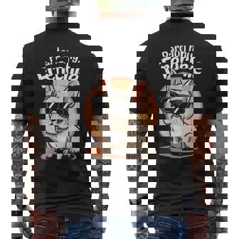 フレンチブルドッグしゃれ メンズTシャツ バックプリント - Kawaiitshirt