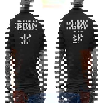 フロイト・スリップ メンズTシャツ バックプリント - Kawaiitshirt