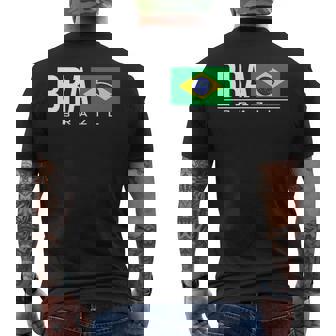 ブラジル ブラジル フラッグ ブラジル アスレチック スポーツ ゲーム ジャージ メンズTシャツ バックプリント - Kawaiitshirt