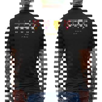 ブラック・ジャック フィギュア風 （ピノコ） Ctezuka Productions メンズTシャツ バックプリント - Kawaiitshirt