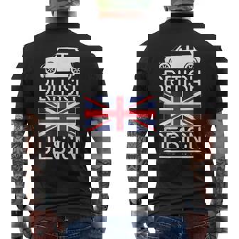 ブリティッシュクラシックカー ミニ メンズTシャツ バックプリント - Kawaiitshirt
