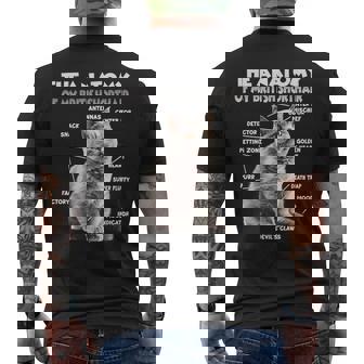 ブリティッシュショートヘアーt メンズTシャツ バックプリント - Kawaiitshirt