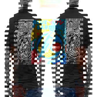 ブルーイワシ 和風メンフィススタイル メンズTシャツ バックプリント - Kawaiitshirt