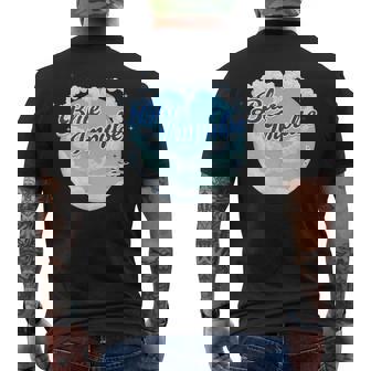 ブルーインパルス Heartfull In Theky メンズTシャツ バックプリント - Kawaiitshirt