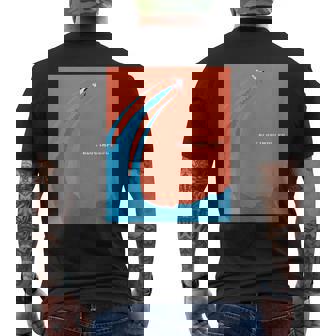 ブルーインパルスmoke メンズTシャツ バックプリント - Kawaiitshirt