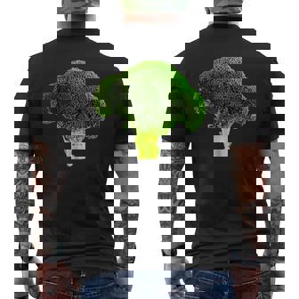 ブロッコリー 写真 エンブレム Broccoli Photo Emblem メンズTシャツ バックプリント - Kawaiitshirt
