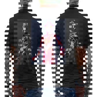 ブロマイドシリーズ ウルトラマンメビウス メビウスバーニングブレイブ 長袖tシャツ メンズTシャツ バックプリント - Kawaiitshirt