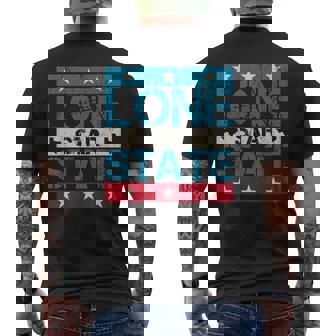 プライドusaパトリオットローンスターステートテキサス独立記念日 メンズTシャツ バックプリント - Kawaiitshirt