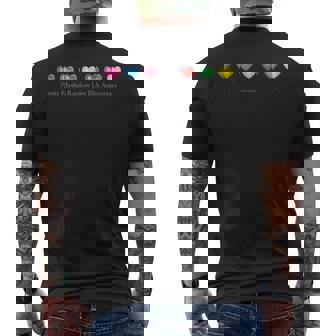 プリティーリズム・レインボーライブ デザインf メンズTシャツ バックプリント - Kawaiitshirt