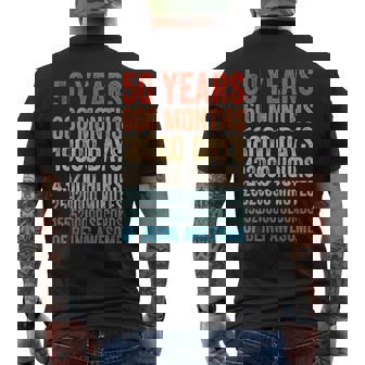 プレゼント 50歳 誕生日 ビンテージ 50年 レトロ メンズTシャツ バックプリント - Kawaiitshirt
