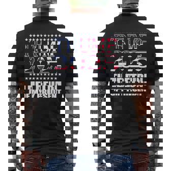 プロトランプシャツ2024 大統領トランプの帰還 2025 メンズTシャツ バックプリント - Kawaiitshirt